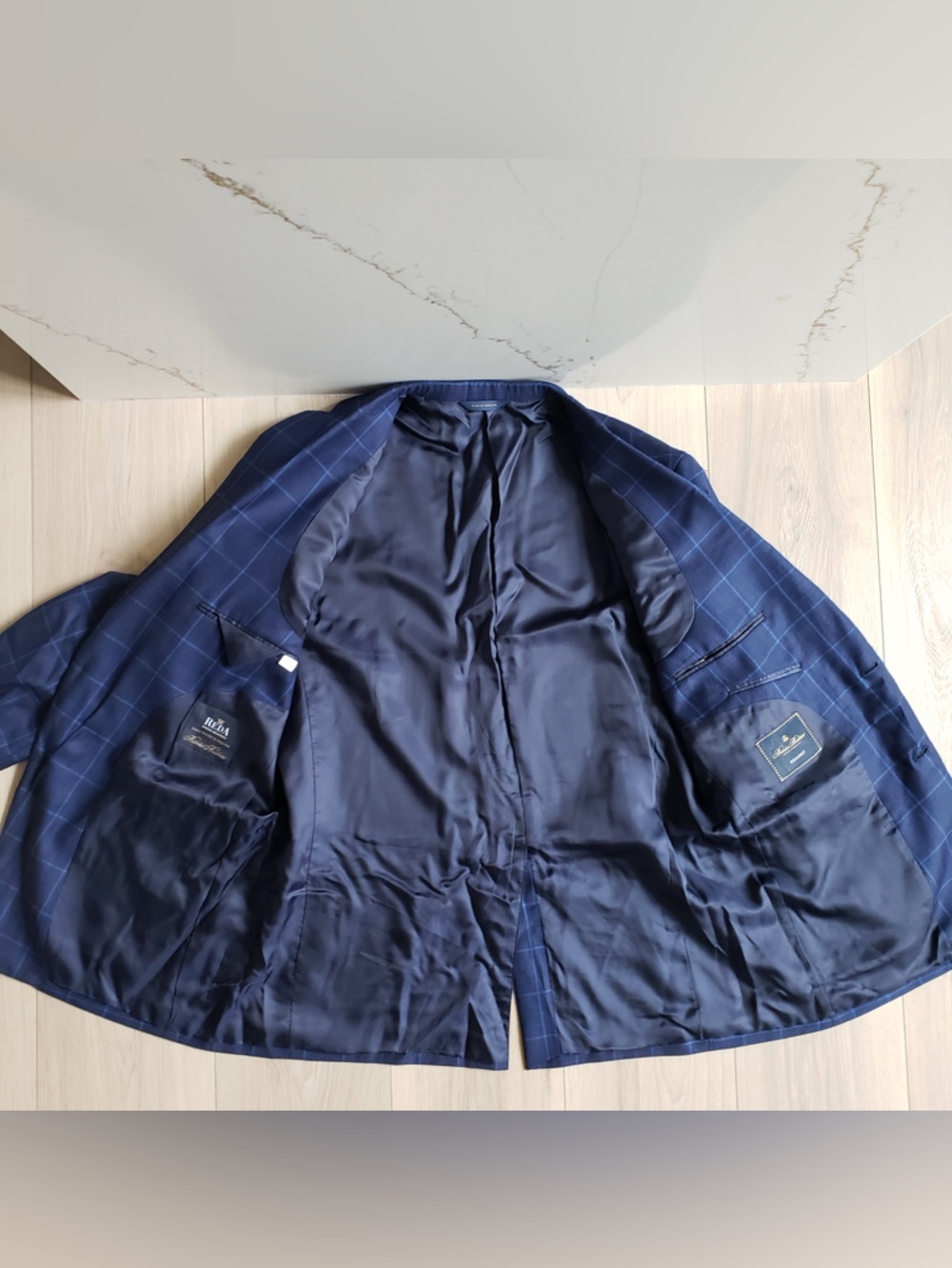 Brooks Brothers Regent Reda Pure Wool Sport Coat Navy Blue - Picture 2 of 9